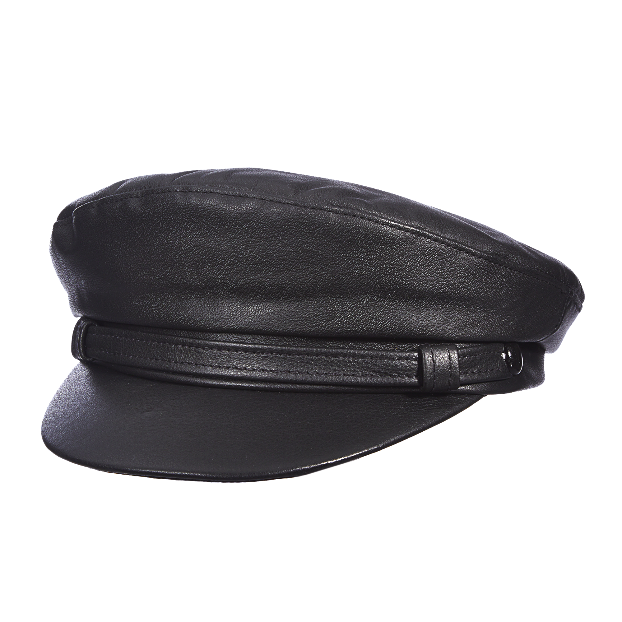 Aegean Leather Fiddler Cap - Holland Hats