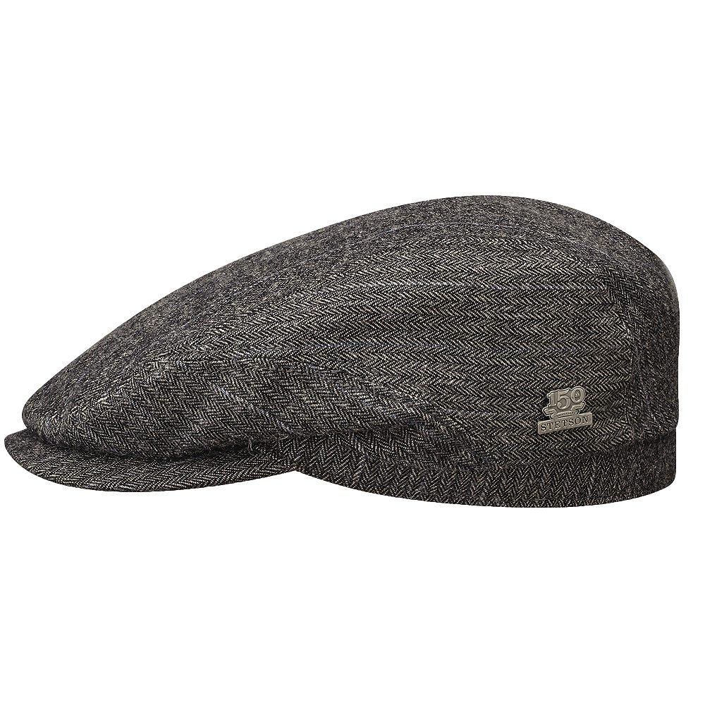 News Boy Hat Velvet Burnout Floral Black Gray Wool Blend Beret Cabby NWT DC745 