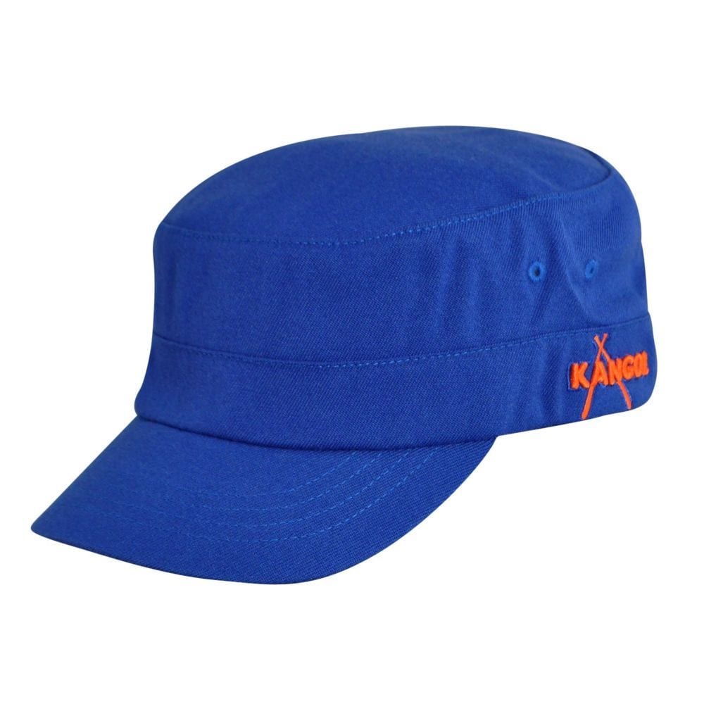 blue military cap